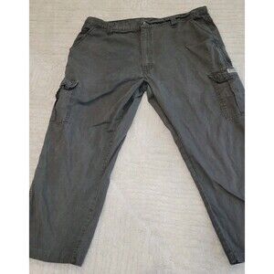 WRANGLER Mens CARGO Pants 40x26 Dark Grey/black B19